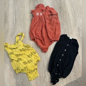 KATE QUINN bubble romper SET of three